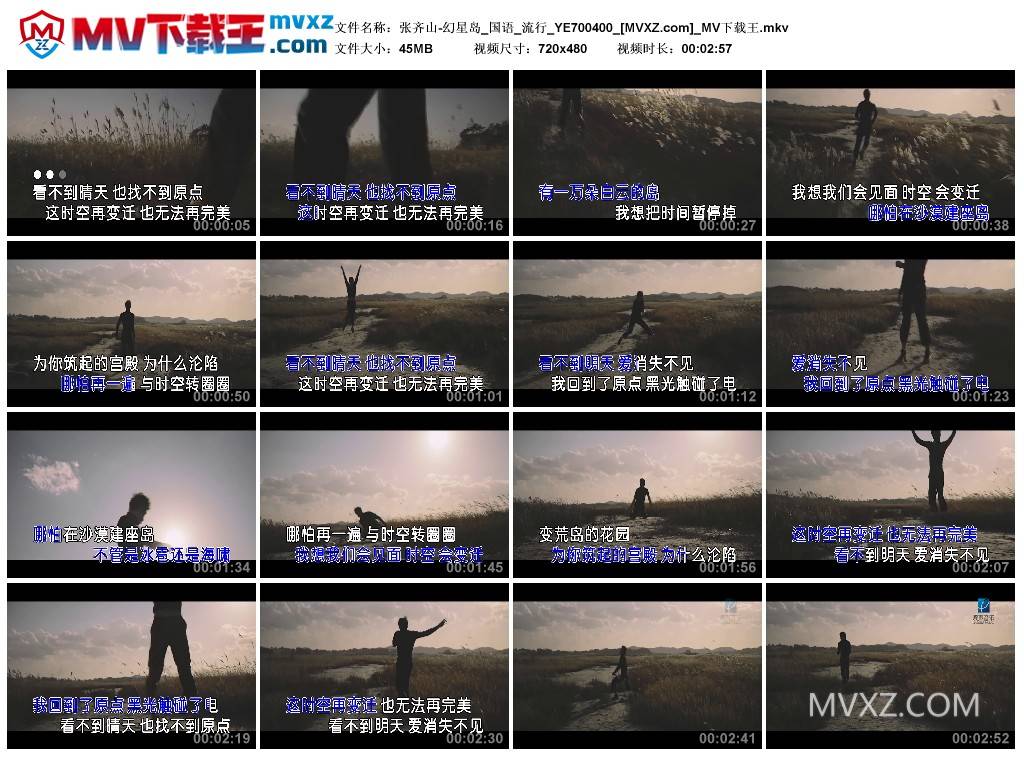 张齐山-幻星岛_国语_流行_YE700400